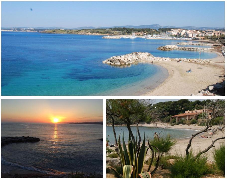 T2 Coudouliere Les Rivages Front De Mer Leilighet Six-Fours-les-Plages Eksteriør bilde